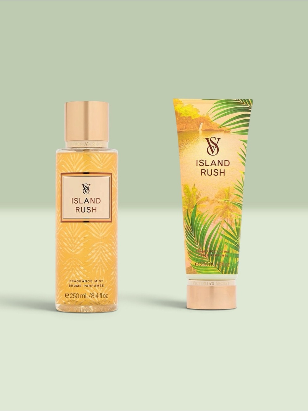 Victoria's Secret ISLAND RUSH Fragrance Mist and Lotion
